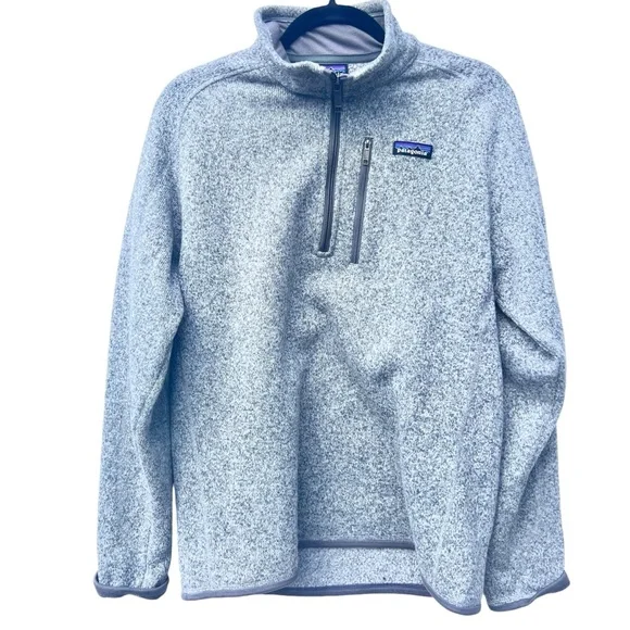 Patagonia gray 1/4 zip better sweater M Medium gray jacket - Picture 1 of 6